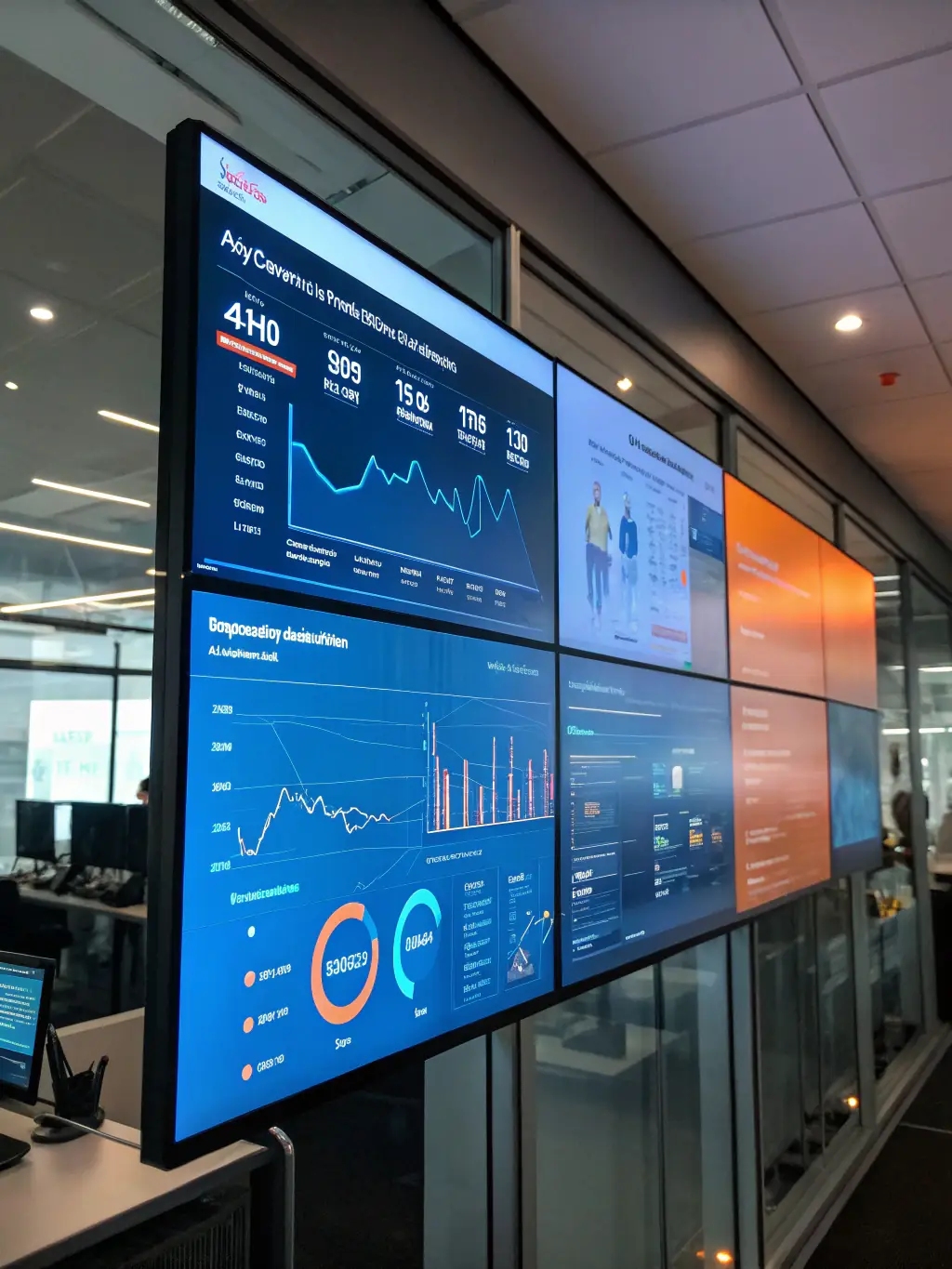 A screenshot of a successful digital advertising campaign dashboard showing impressive metrics, such as high click-through rates and conversion rates, used to illustrate Nextgen360agency's digital advertising service.